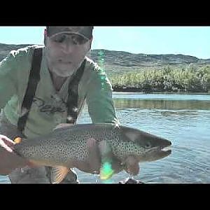 Fly Fishing for Arctic Char and Trout in Miekak, Lappland