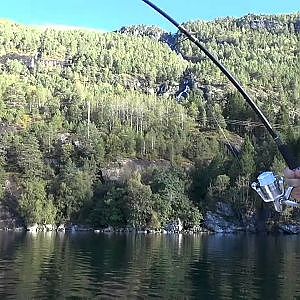 große Pollack angeln am Austefjord