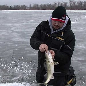 Ice Fishing Walleyes and Pike