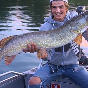 Gäddfiske i Stockholms skärgård! (bildspel) Pike gädda 116cm 10.6kg mm.