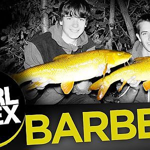 How to catch BARBEL - Weirpool barbel fishing - Carl and Alex Fishing - 2012