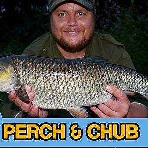 Perch and Chub fishing - roving about on the river Blackwater (video 42)