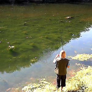 Fishing with spinner for chub / vissen op kopvoorn met blinker