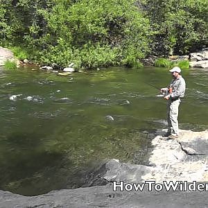 Trout Fishing with a Spinner