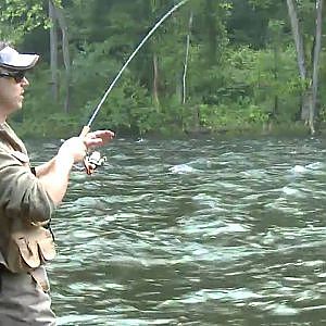 Ultralight Trout Fishing in Fast Water / Real Outdoors TV