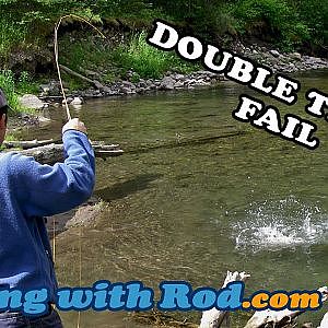 Fishing with Rod: Double Trout Fail