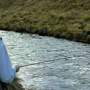 Dry-fly fishing for trout - Eucumbene River, NSW Australia