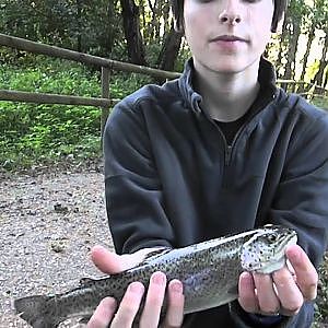 Trout Fishing with corn