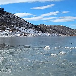 Large Tiger Trout - Ice Fishing