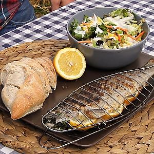 Forelle grillen (Grillen mit eismann)