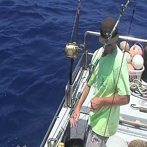 hand line Tuna Fishing Hawaii AHI