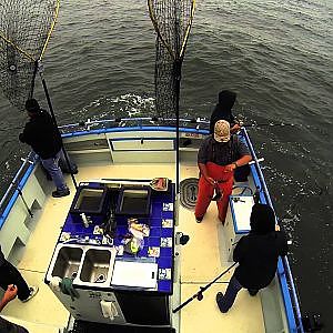Northern California Ling Cod fishing on the Flash SportFishing - GoPro Hero3