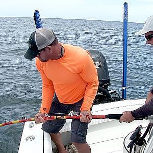 Iron Man Fishing Rod defeats Huge Bull Shark in Minutes - ft. Chew On This