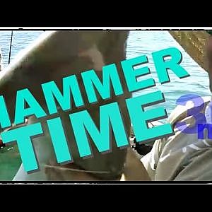 30milesOUT- HAMMER HEAD SHARK -  hobie pro angler KAYAK FISHING OFFSHORE OIL RIGS