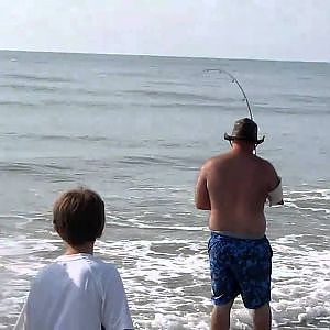 2010 Shark Caught at Myrtle Beach shore