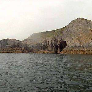 BIG SHARK IN UK WATERS WHILE JET SKI FISHING PEMBROKSHIRE SOUTH WALES