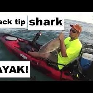 30milesOut.com~ BLACKTIP SHARK offshore kayak fishing CORPUS CHRISTI TX