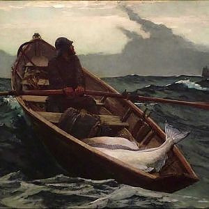 Winslow Homer, The Fog Warning (Halibut Fishing), 1885