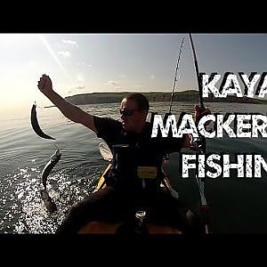 Mackerel Fishing: Kayak Sea Fishing for Mackerel - Skinningrove UK - 05 July 2013 - GoPro