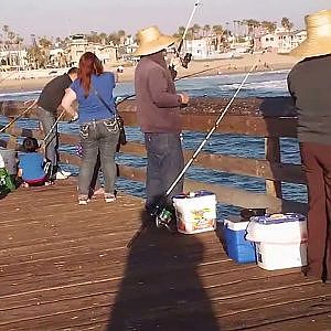 Imperial Beach Pier fishing San Diego,CA.