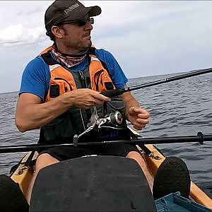 Deep Sea Kayak Fishing off the Ovens, Nova Scotia