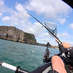 Mackerel fishing with DIY trolling motor kayak