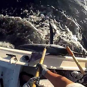 2014 Ep #1- 76 Pound Striped Marlin Fishing Kona, Hawaii GoPro