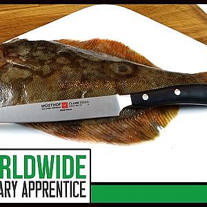 Filleting a Sole - How to Fillet a Flounder/Fluke - Butchering a Flounder - Sole - Cooking Classes