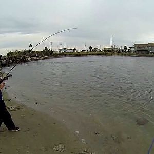 Flounder fishing in Galveston, Tx (Broken Bridge) 720p HD