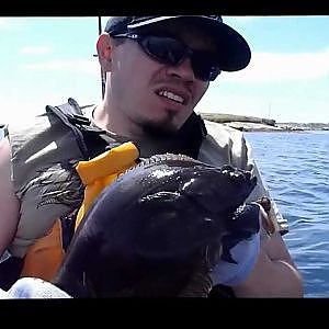 Nova Scotia Kayak Fishing for Flounder/Pollack/Cunner