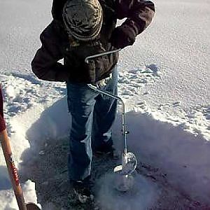 Ice Fishing near Prince George