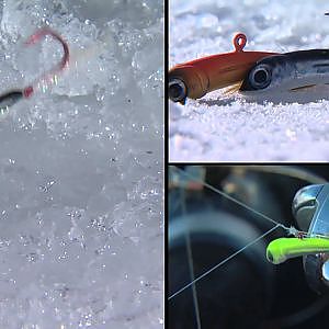 Ice fishing jigs catch Whitefish!