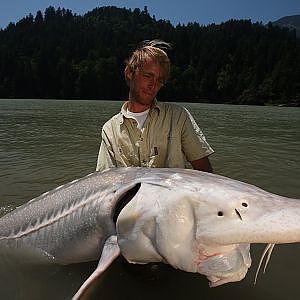 Great River Fishing: Giant Monster Sturgeon - 9ft 9