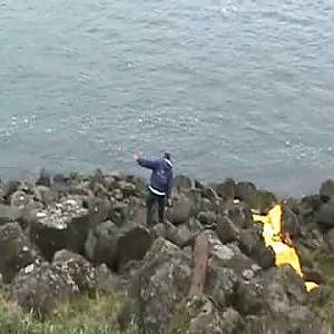 Bonneville Dam Slingshot Fishing For Sturgeon