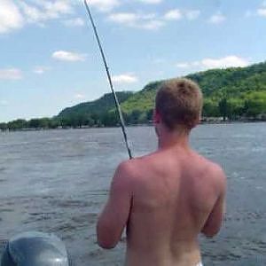 Sturgeon Fishing @Bass Camp, Winona, MN