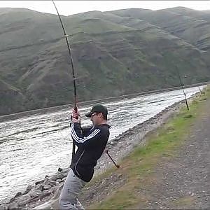 Sturgeon Fishing on the Snake River