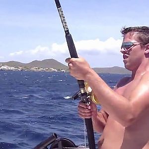 30 kg Tuna @ Big Game Fishing Curacao (HD)