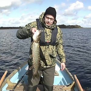 Angelurlaub in Irland - Hechtangeln Lough Ree, Pike fishing Ireland