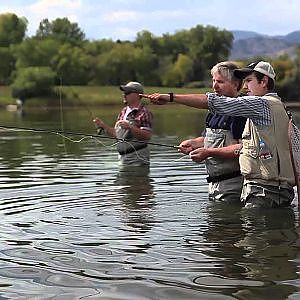 Group fly fishing Boulder