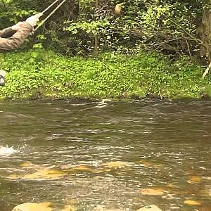 Fly fishing tactics in tough river conditions