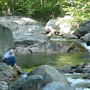 White Mountains, NH Fly fishing for brookies