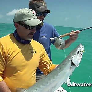 Florida Keys Fly Fishing Video - Casting for Barracuda in Key West