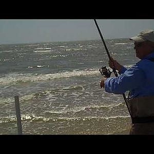 SURF FISHING GALVESTON BEACH FRONT HD