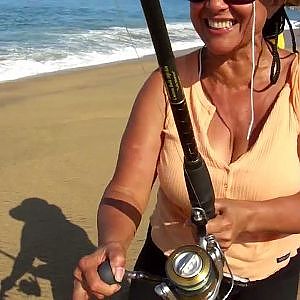 Roosterfish Surf Fishing- Mexico from Shore!!!!