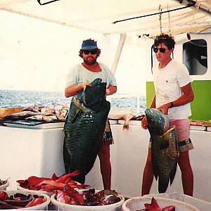 Reef fishing back in the day