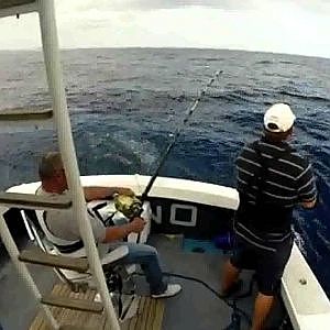 Canary Islands Big Game fishing. Bluefin Tuna Boat