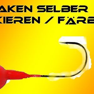 Jighaken färben / lackieren im Fluidbehälter HD