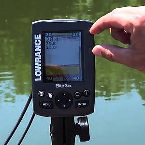 Baron - Lowrance Elite-3x Fishfinder On The Water