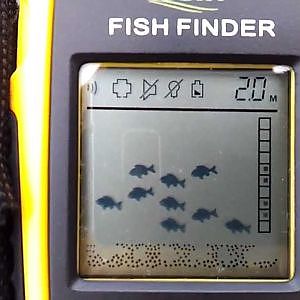 Live Review Handheld Sonar Sensor Fish Finder Depth Finder Ice Fishing