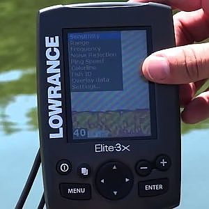 Lowrance Elite 3x Fishfinder On The Water